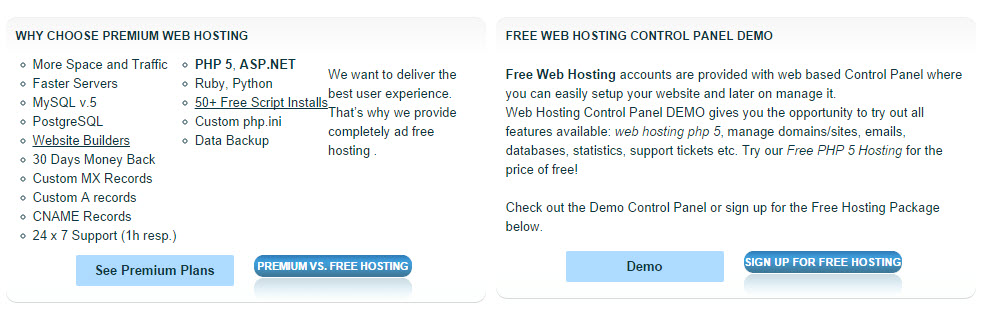 7 hosting free tốt nhất